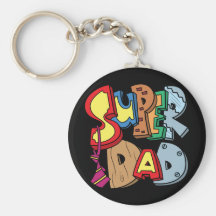 Super Dad Keychains