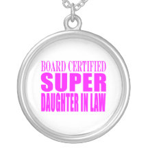 Super Daughters in Law Pink Super Daughter in Law Necklaces