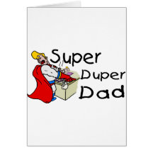 Super Duper Dad (1) Greeting Cards