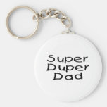 Super Duper Dad (2) Keychains