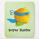 Super Easter Chicken - custom txt - Mouse Pad