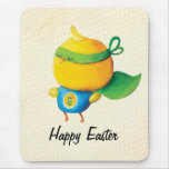 Super Easter Chicken - custom txt - Mousepads