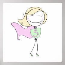 Super Girl Blonde Poster