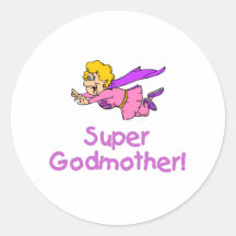 Super Godmother (Ppl) Round Stickers