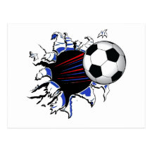 SUPER KICK SOCCER POST CARD