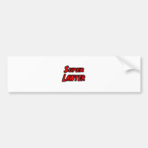 Super Lawyer Bumper Sticker
