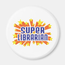 Super Librarian Refrigerator Magnets