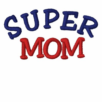 Super MOM Embroidered Polo Shirt Super MOM Embroidered Polo Shirt