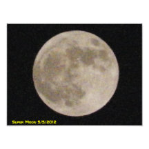 Super Moon 2012 photoprint