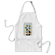 Super Mum illustration apron