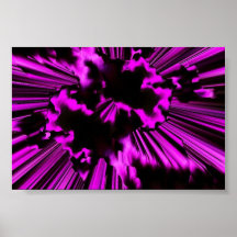 Super Nova Pink Poster