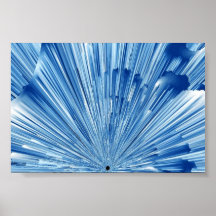 Super Nova Sky Blue Print