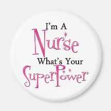 Super Nurse Fridge Magnet