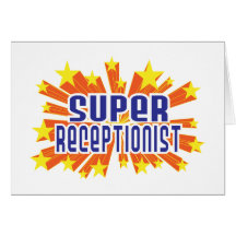Super Receptionist Cards