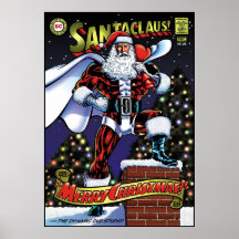 Super Santa Posters