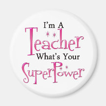 Super Teacher Fridge Magnet