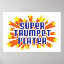 Super Trumpet Player Print