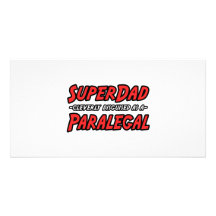 SuperDad...Paralegal Picture Card