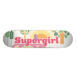 Supergirl Nature Logo skateboards