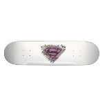 Supergirl Pins Logo skateboards