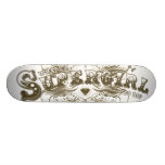 Supergirl What's a Girl to Do Brown skateboards