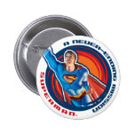 Superman A Never-ending Mission Pinback Buttons