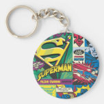 Superman Comic Panels Keychain
