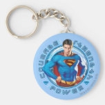 Superman Courage Strength Power Key Chain
