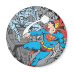 Superman Fights Brainiac magnets