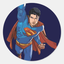 Superman Flying Forward Sticker