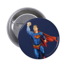 Superman Flying Left Pin