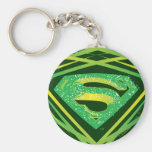 Superman Green Decorative Logo Key Chains