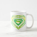 Superman Green Decorative Logo Mugs