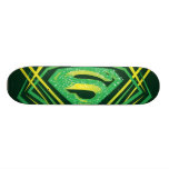 Superman Green Decorative Logo Skateboard Decks