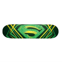 Superman Green Decorative Logo Skateboard Decks