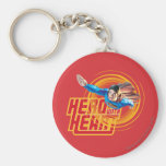 Superman Hero with Heart Key Chains