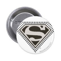 Superman - It's Showtime! Logo Pinback Button