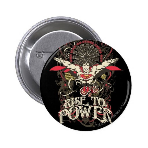 Superman - It's Showtime! Poster Pinback Button