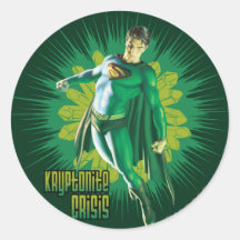 Superman Kryptonite Crisis Stickers