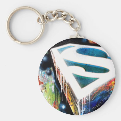 Superman Neon Graffiti Key Chains