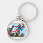 Superman & Skyscrapers Keychains
