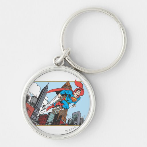 Superman & Skyscrapers Keychains