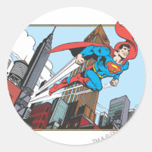 Superman & Skyscrapers Sticker