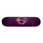 Superman Star Burst Logo Skate Board Deck