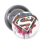 Superman - Twisted Innocence Logo Pins