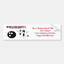 Supernatural Bowler Bumper Sticker
