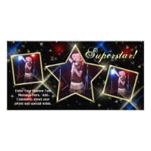 SuperStar Custom Photo Card, Model Pageant Kids...