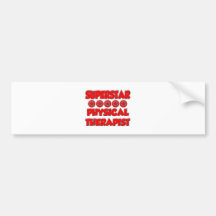 Superstar Physical Therapist Bumper Stickers