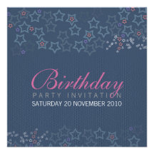 Superstars Birthday Invitationz
