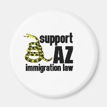 support AZ immigration law Fridge Magnet